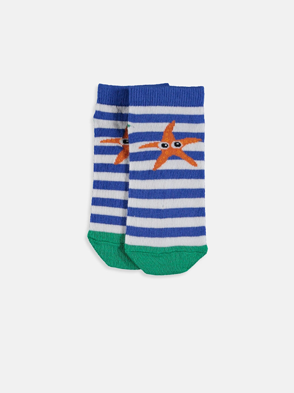 Karışık Renk İpliği Boyalı Patik Çorap-5