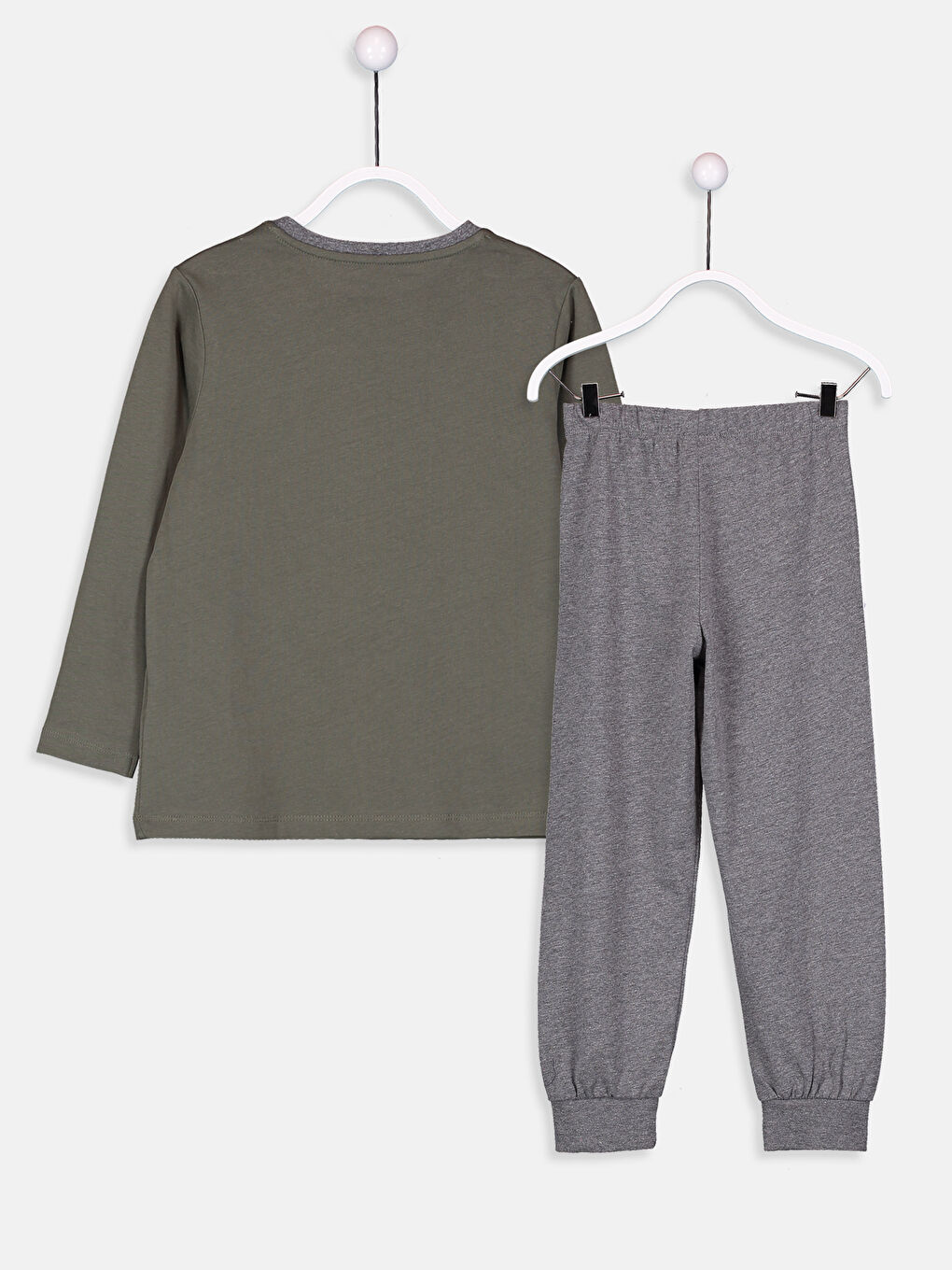 Haki Pijama Takım-2