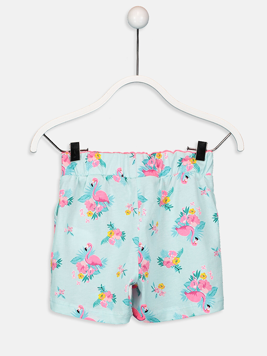 Girl Turquoise Shorts-1
