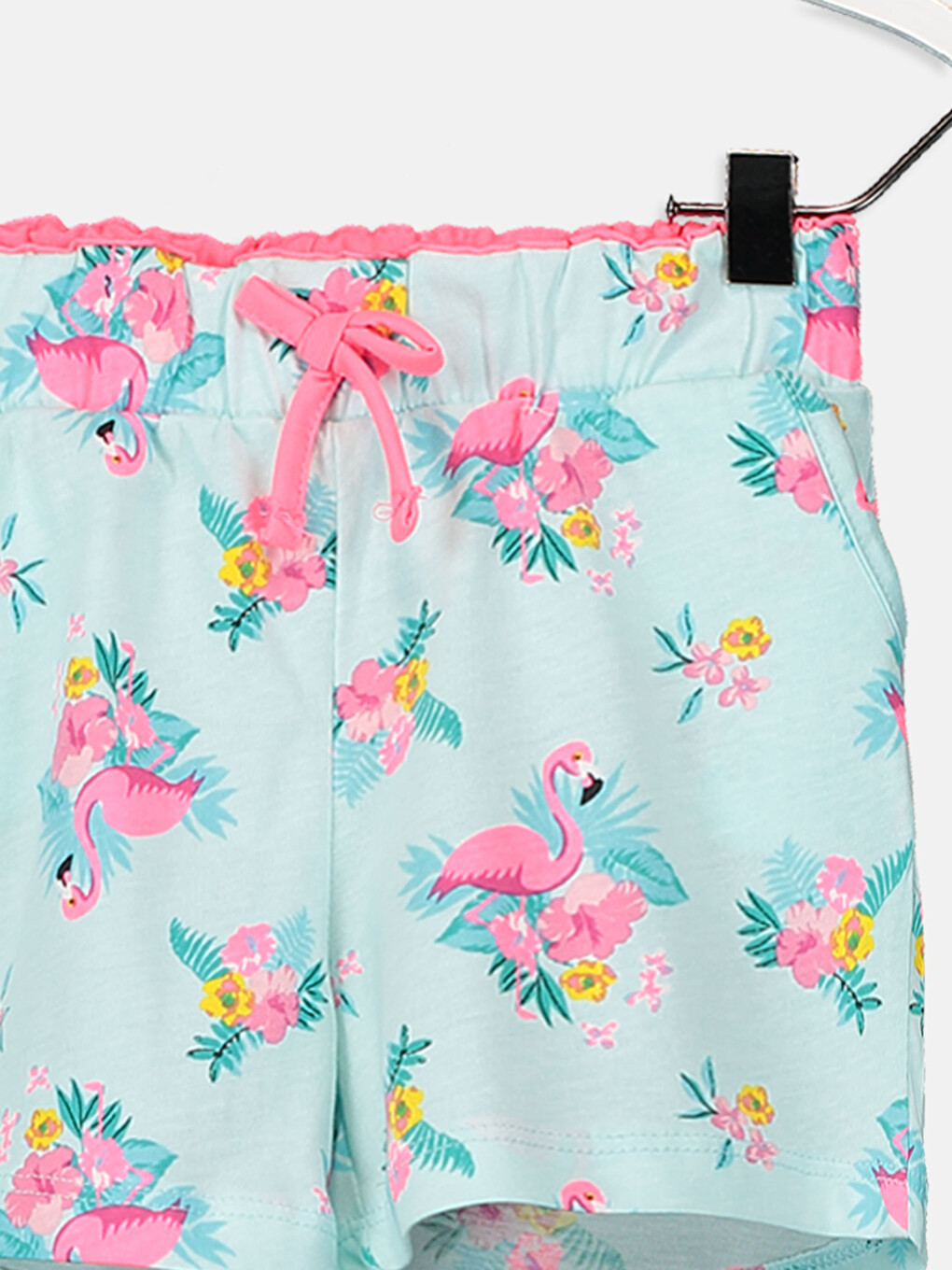 Girl Turquoise Shorts-2