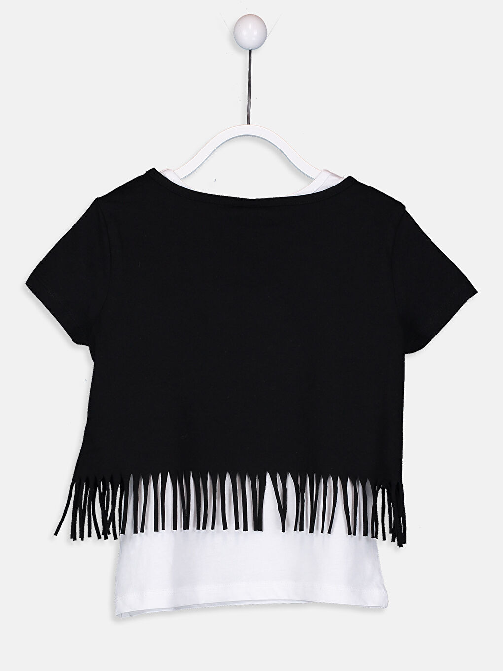 Дівчина ЧОРНИЙ Футболка-1