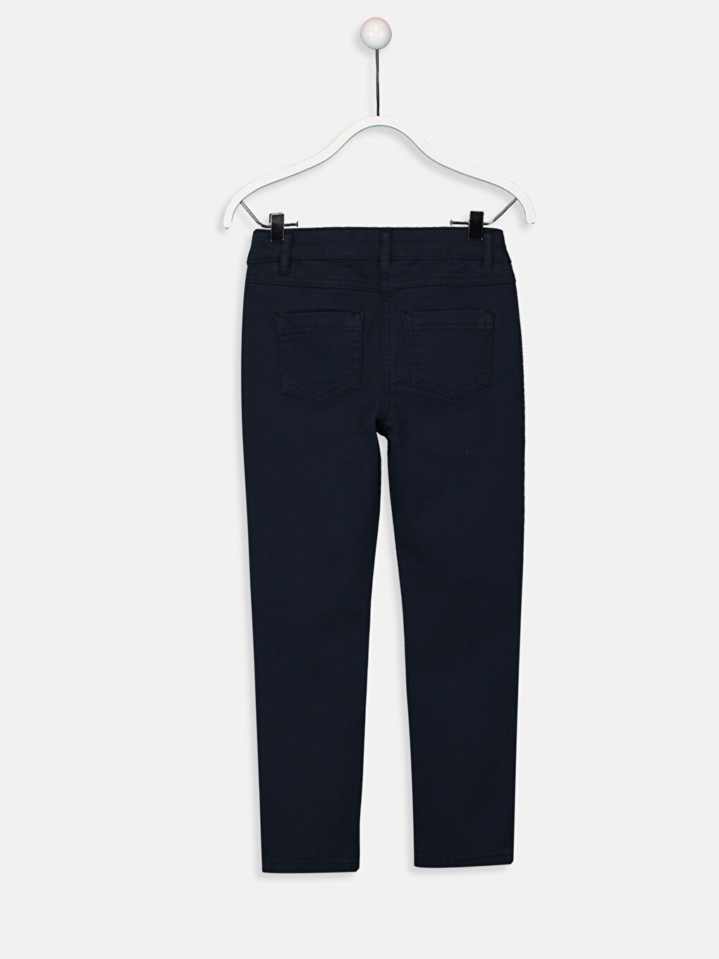 Lacivert Skinny Gabardin Kız Çocuk Pantolon-1