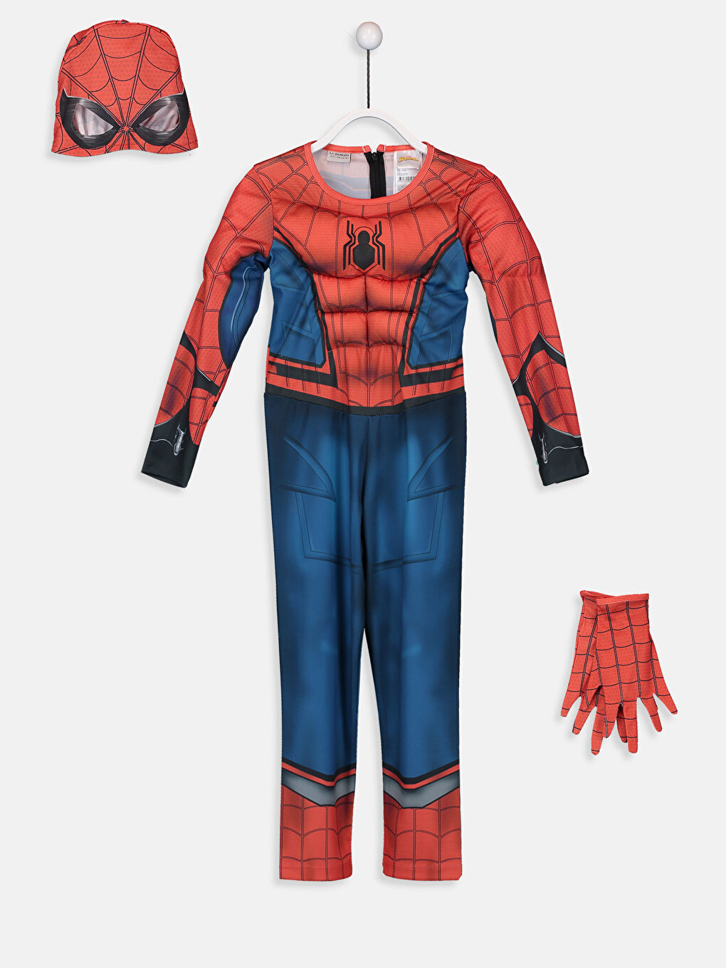 LCW Kids Kırmızı Baskılı Erkek Çocuk Spiderman Kostüm