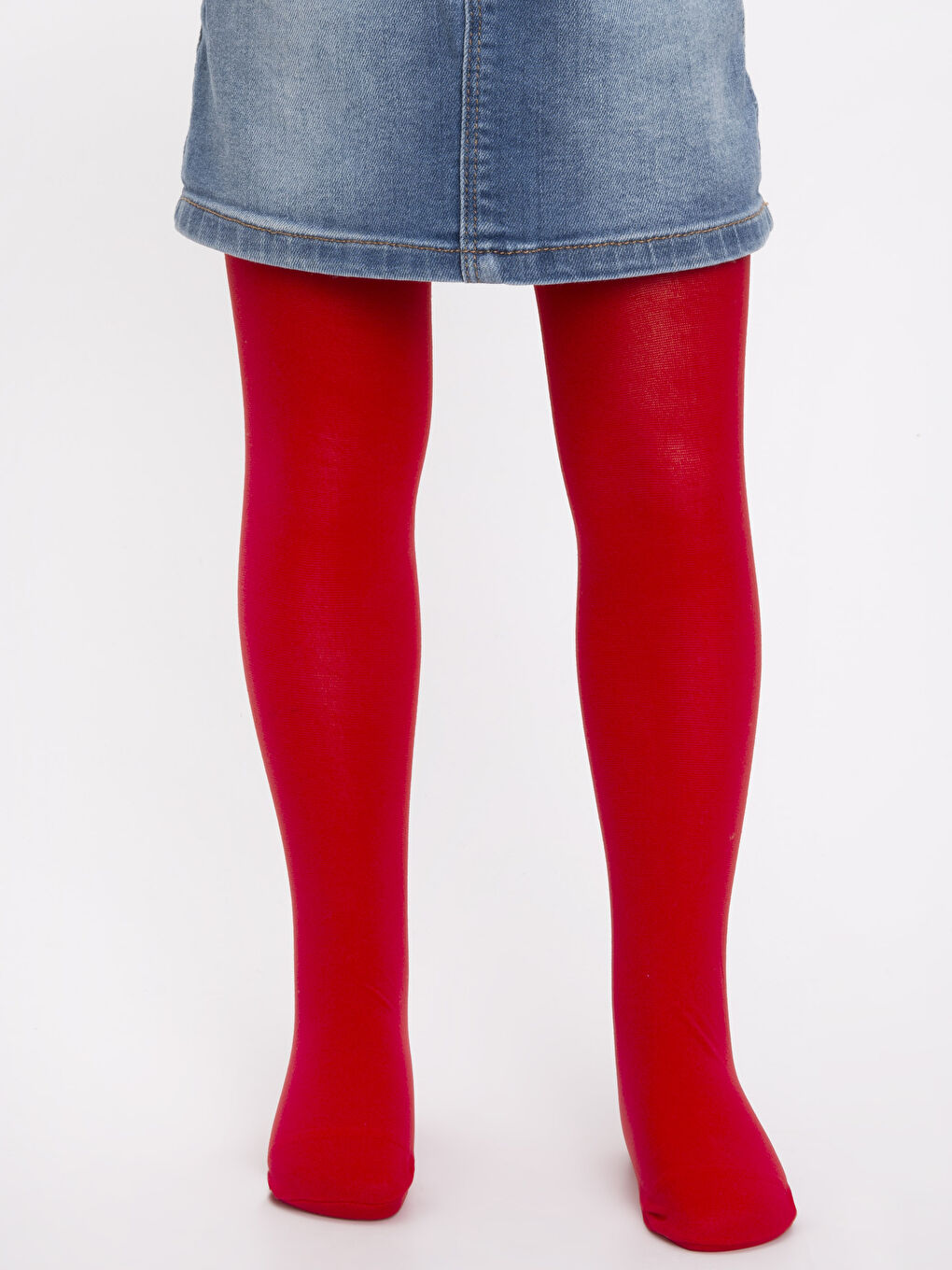 LCW Kids Girl RED Tights -9SM555Z4-H0P