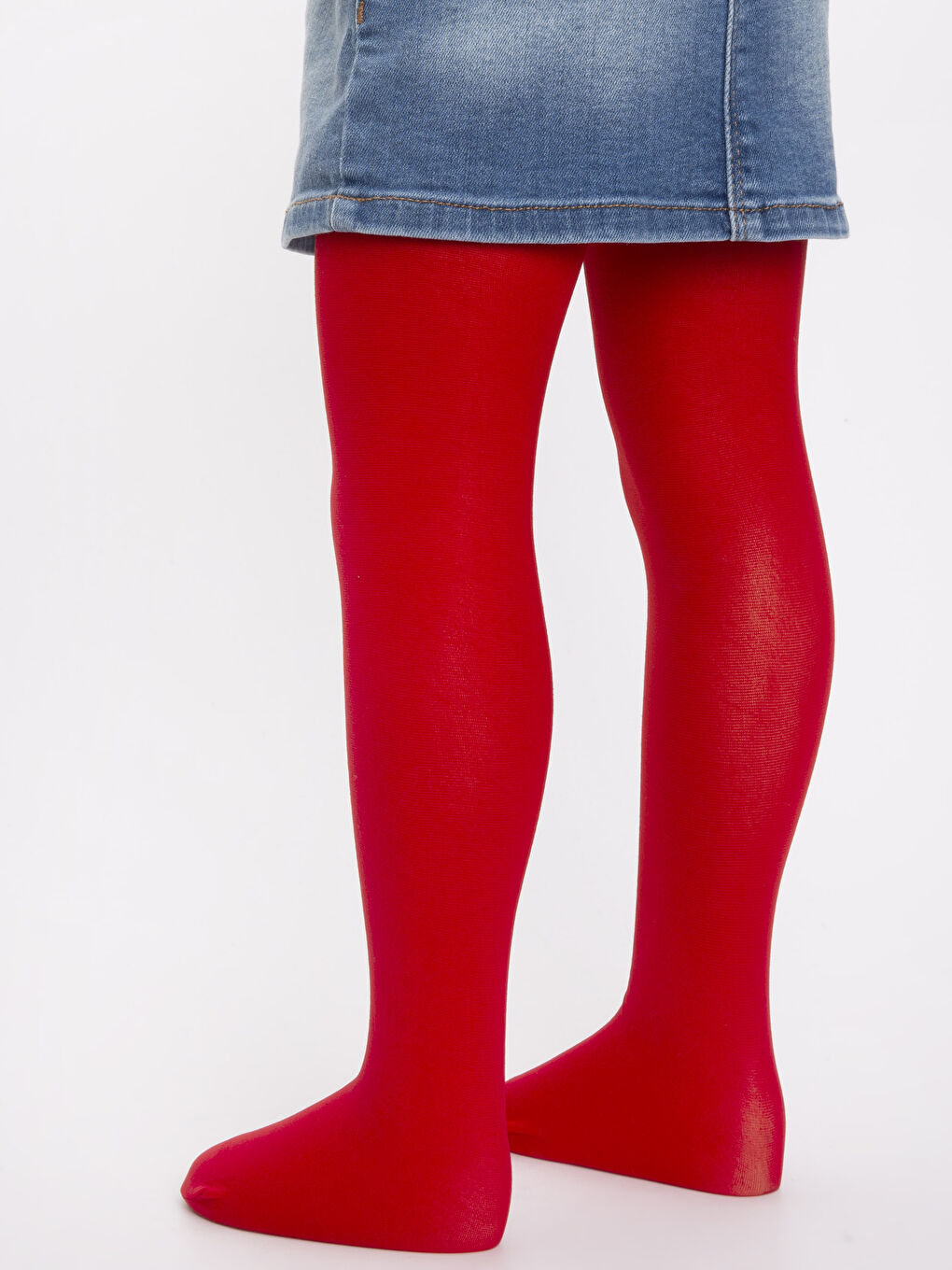 LCW Kids Girl RED Tights -9SM555Z4-H0P