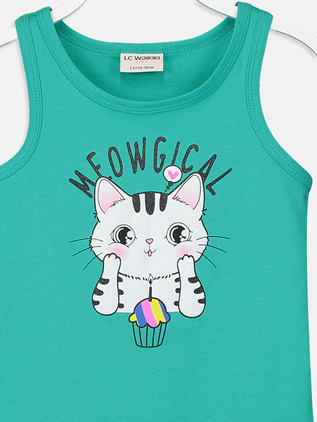 Débardeur VERT Fille-2