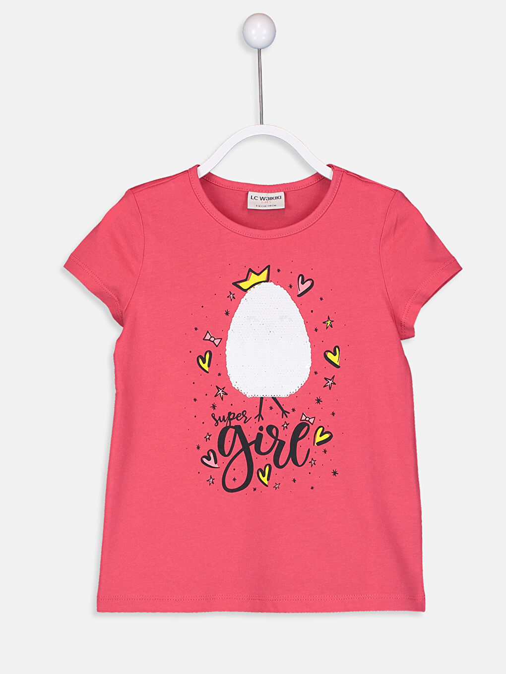 Дівчина ЧЕРВОНИЙ Футболка-1