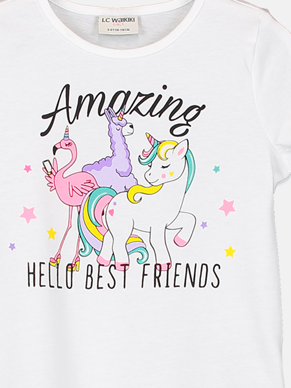 Футболка з принтом для дівчаток-3