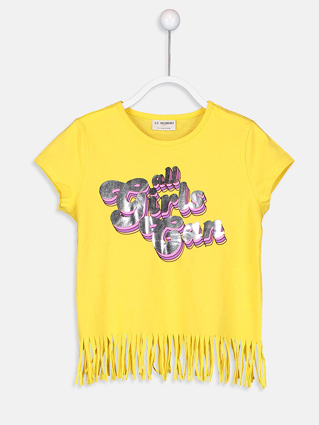 Девочки Жёлтый Футболка