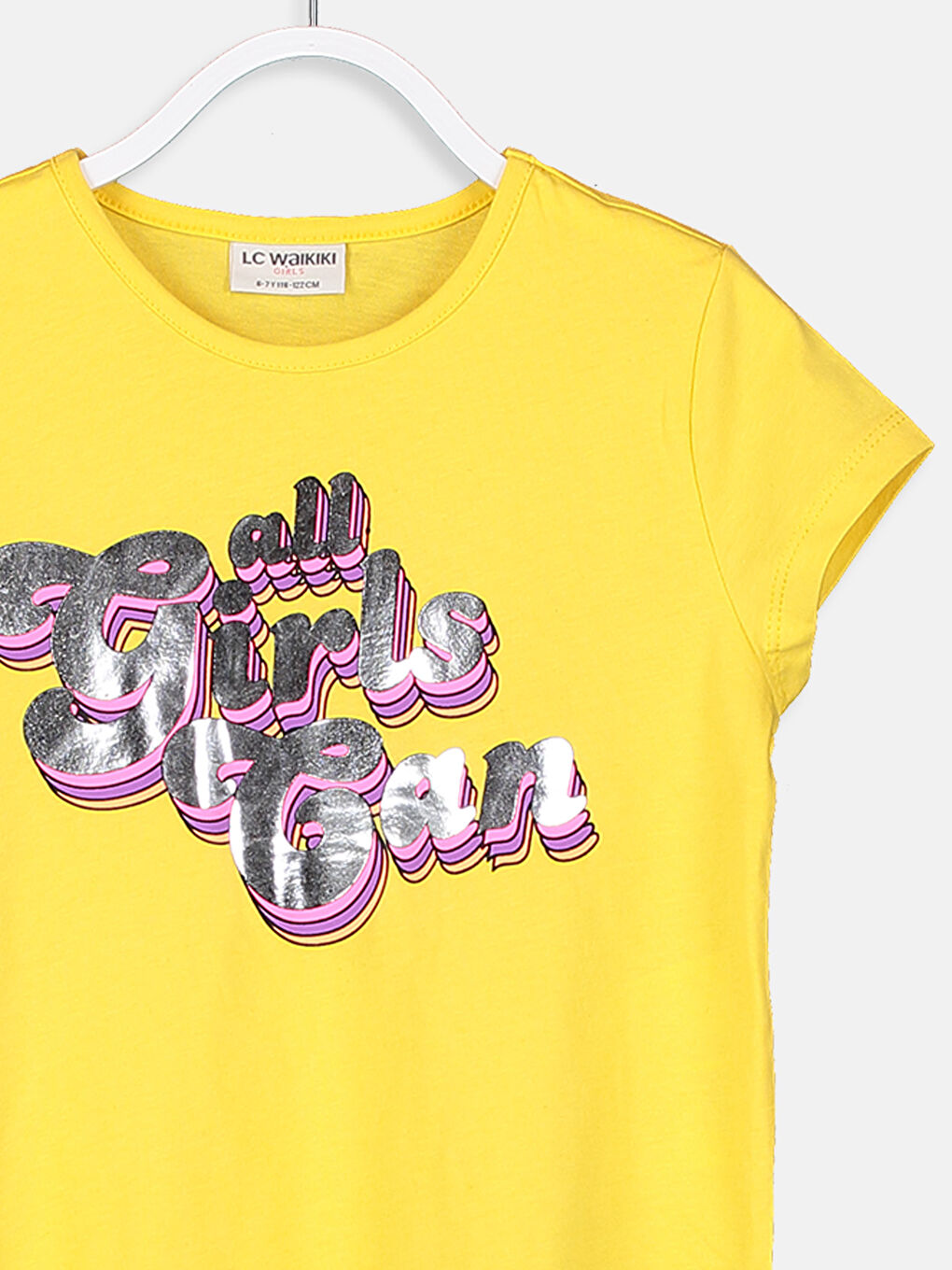 Девочки Жёлтый Футболка-2