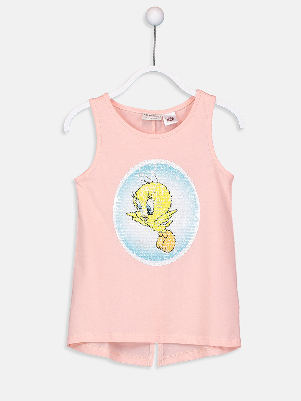 Pembe Bisiklet Yaka Kız Çocuk Atlet