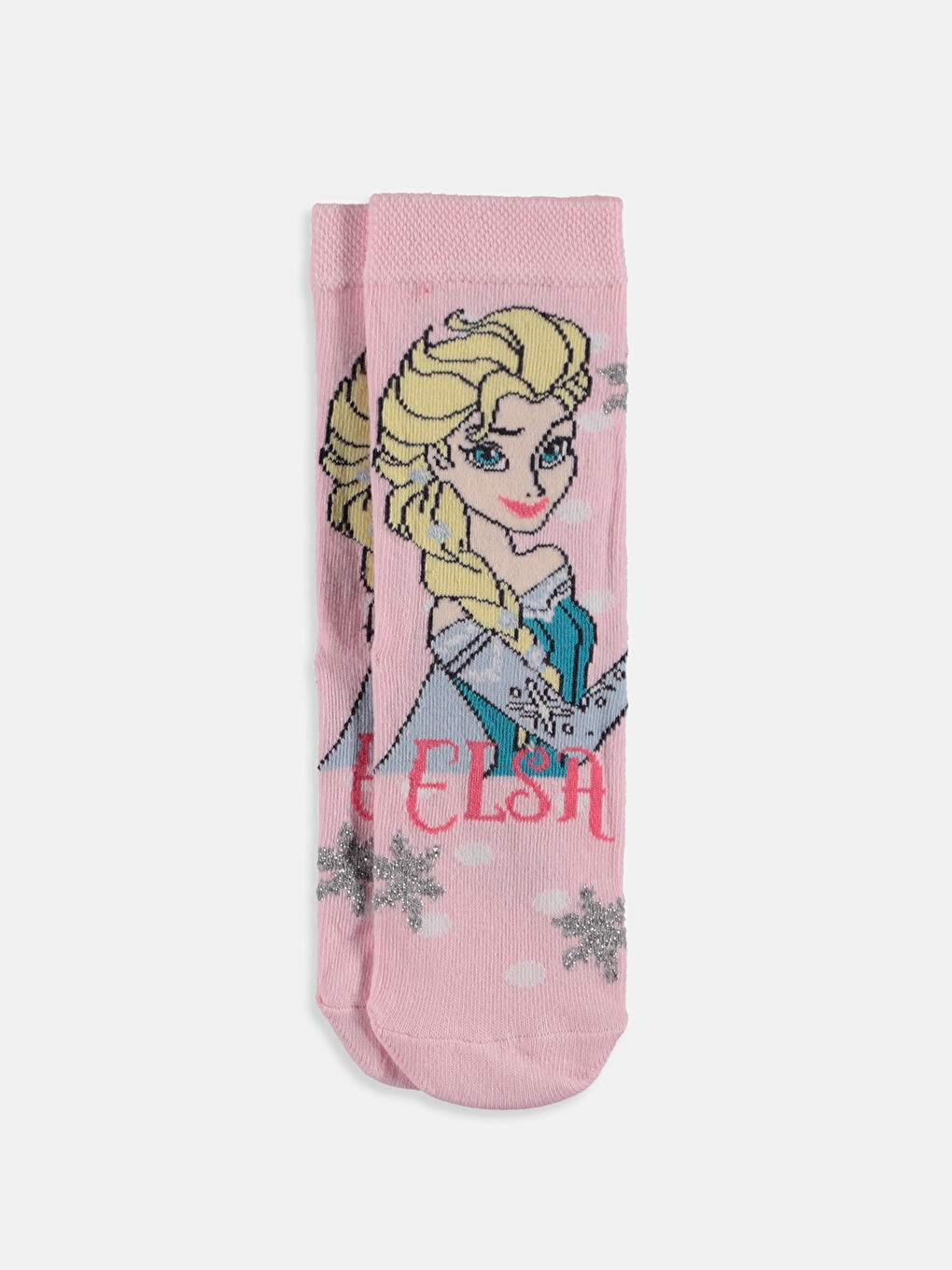 Açık Pembe Soket Çorap-1