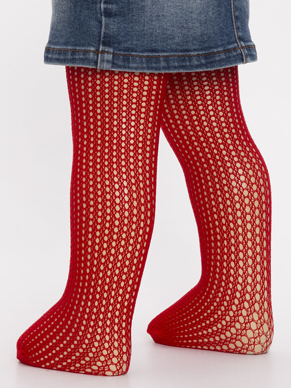 Kırmızı Külotlu Çorap-3