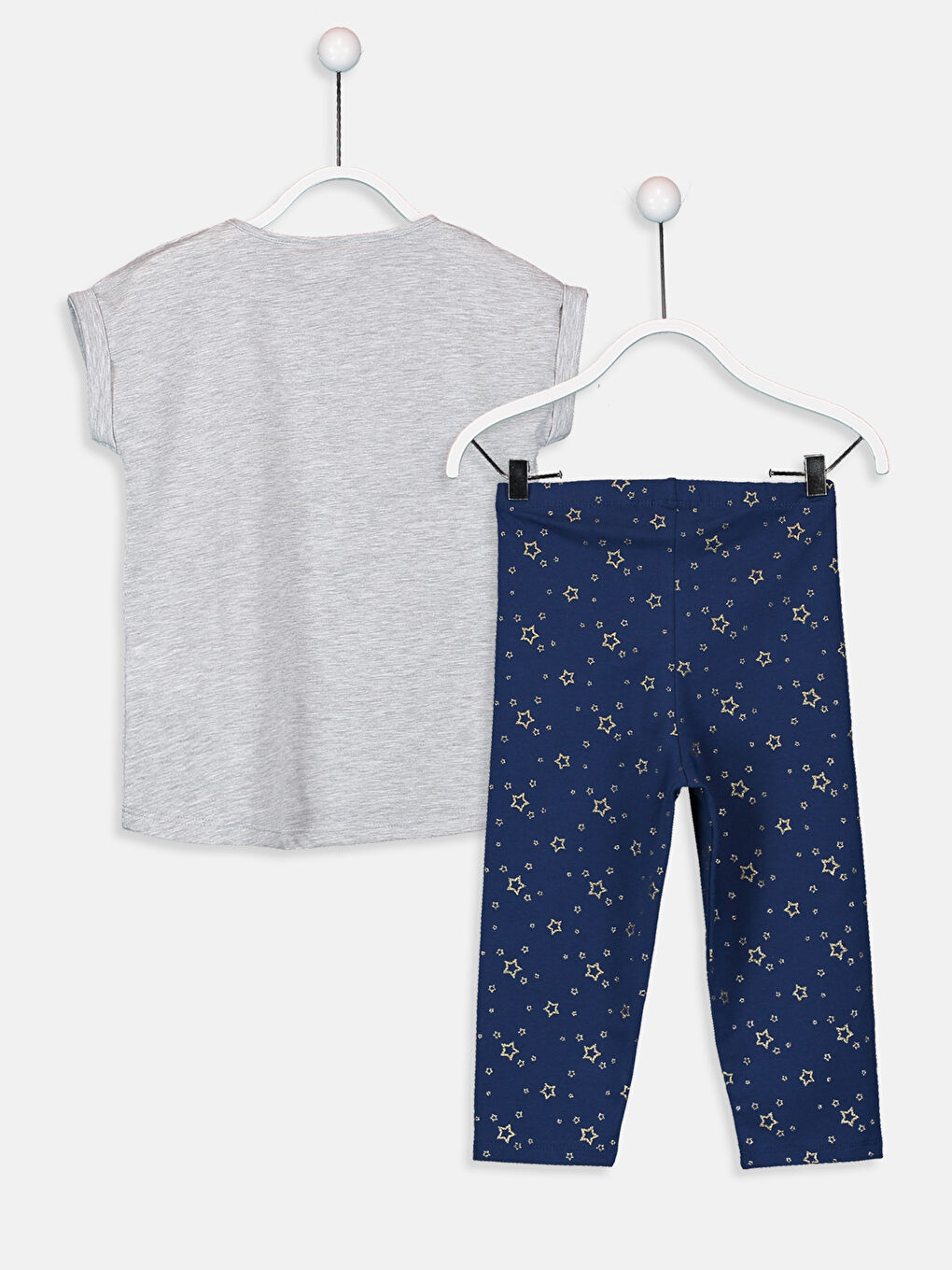 Girl GREY Pyjama Set-1