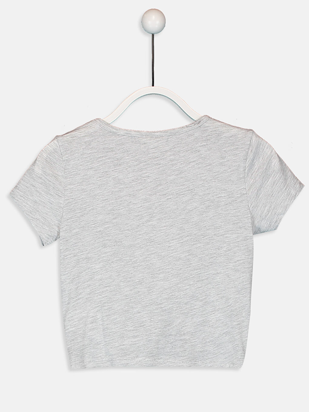 Crew Neck Printed Short Sleeve Girls' T-Shirt-1