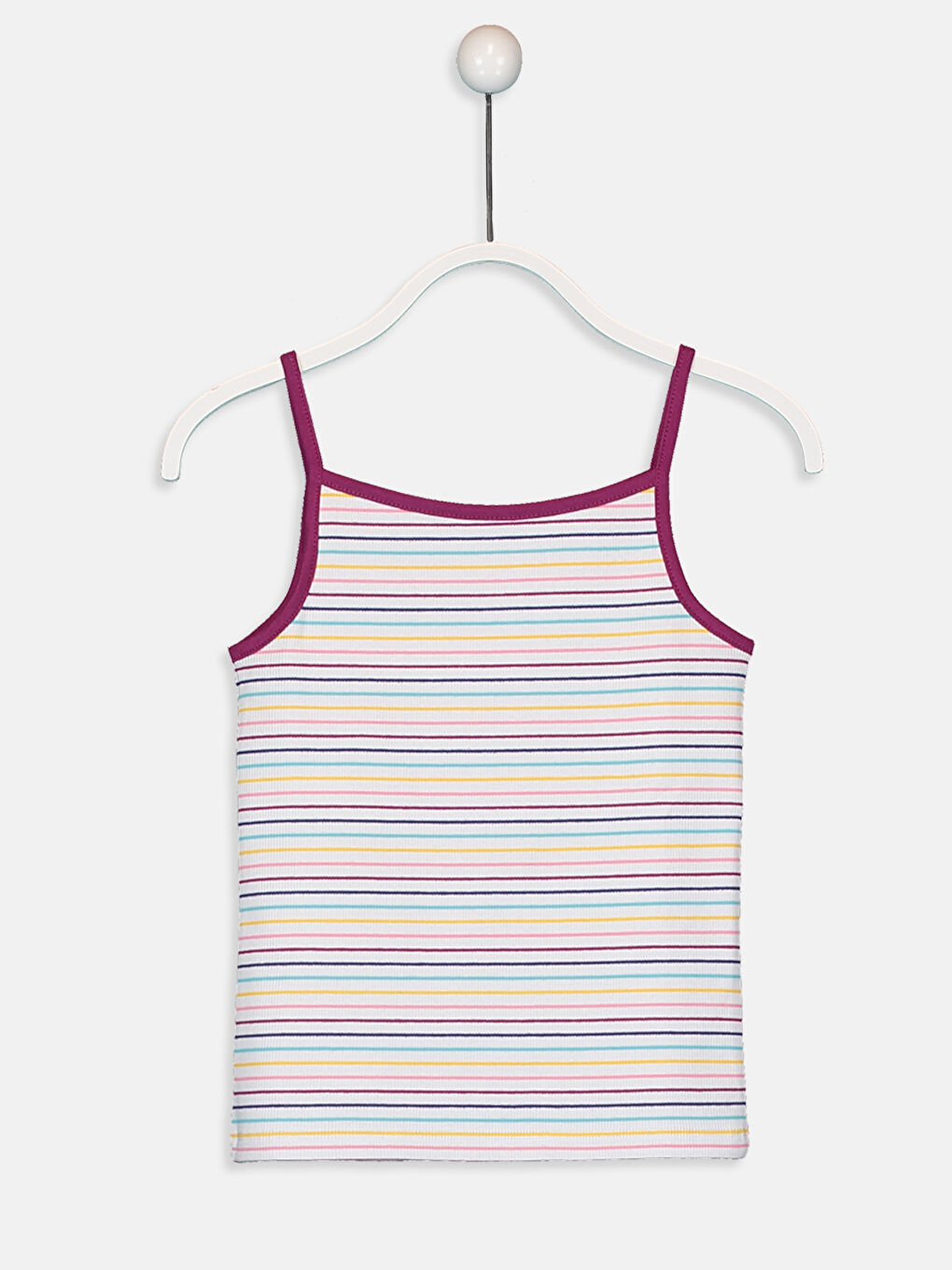 Karışık Bisiklet Yaka Kız Çocuk Atlet