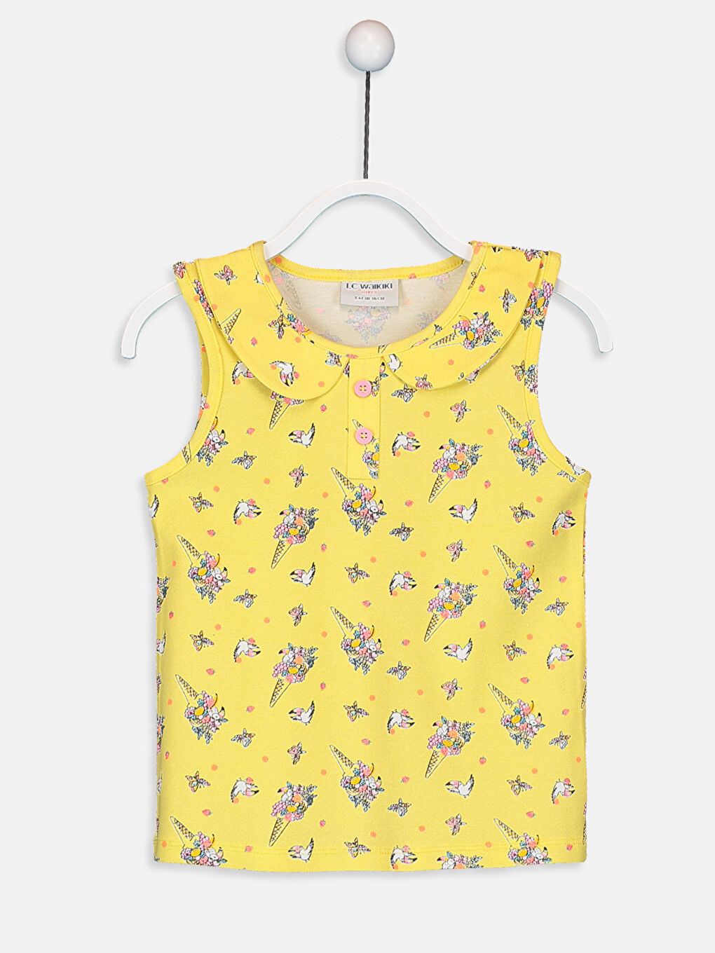 Débardeur JAUNE Fille