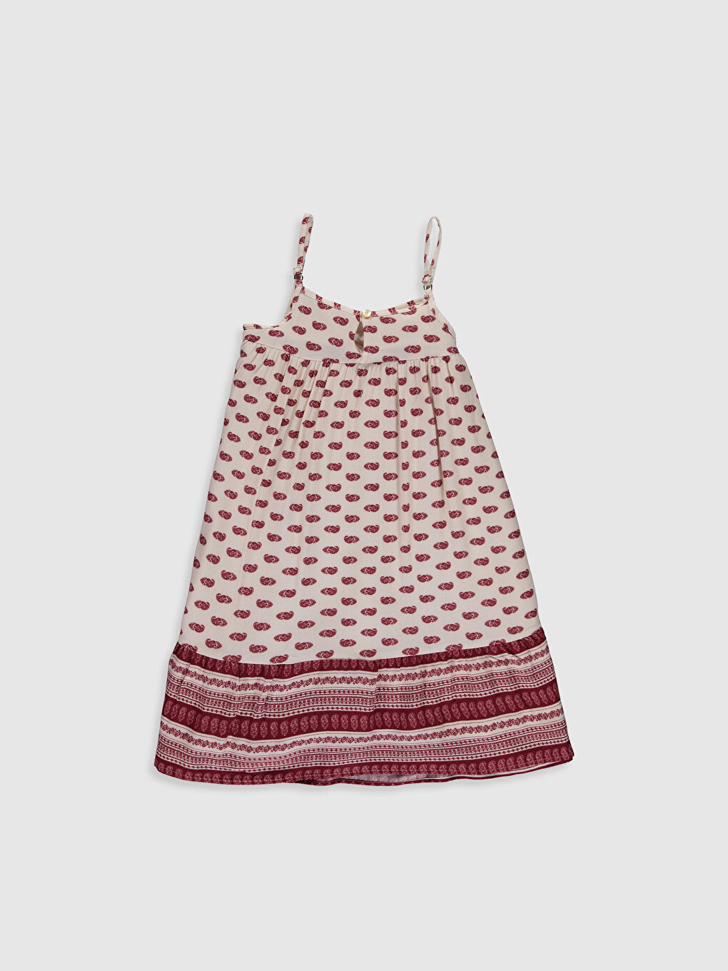 Ekru Kız Çocuk Elbise-1