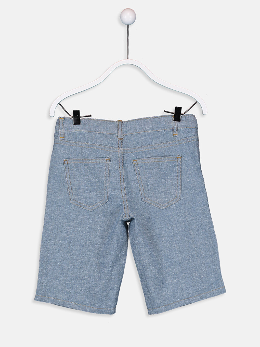 Short en jean VERT Garçon-1