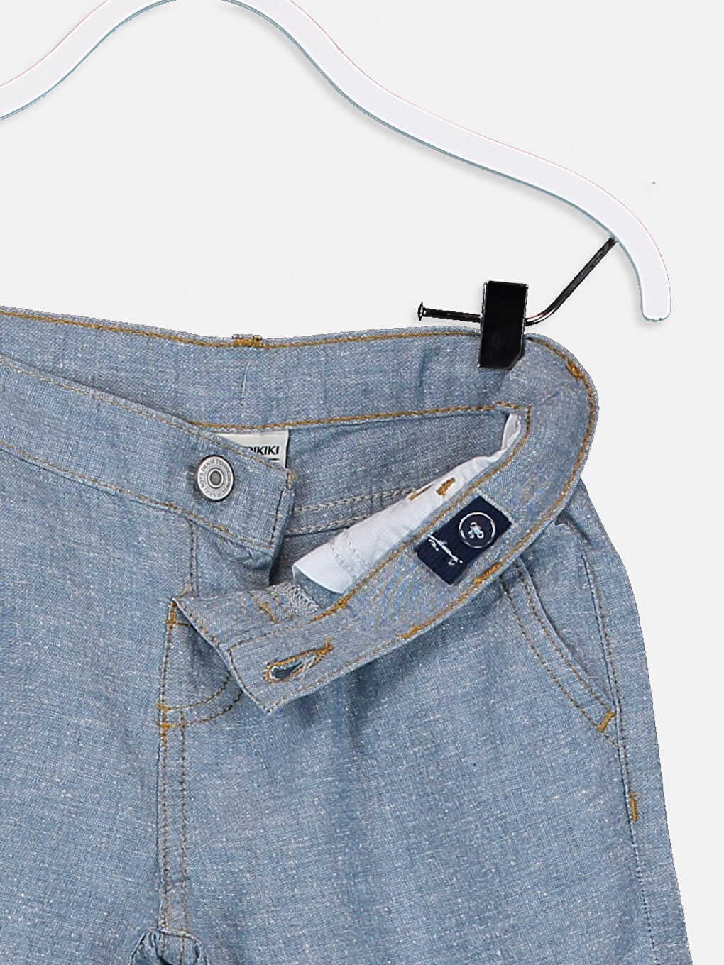 Short en jean VERT Garçon-2