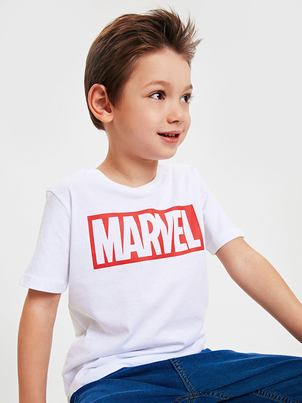 Boy's Marvel Cotton T-Shirt