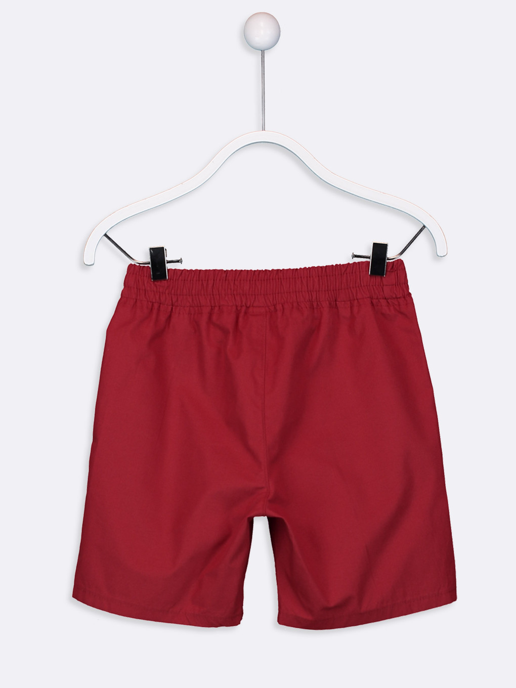 Kırmızı Erkek Çocuk Poplin Şort-1