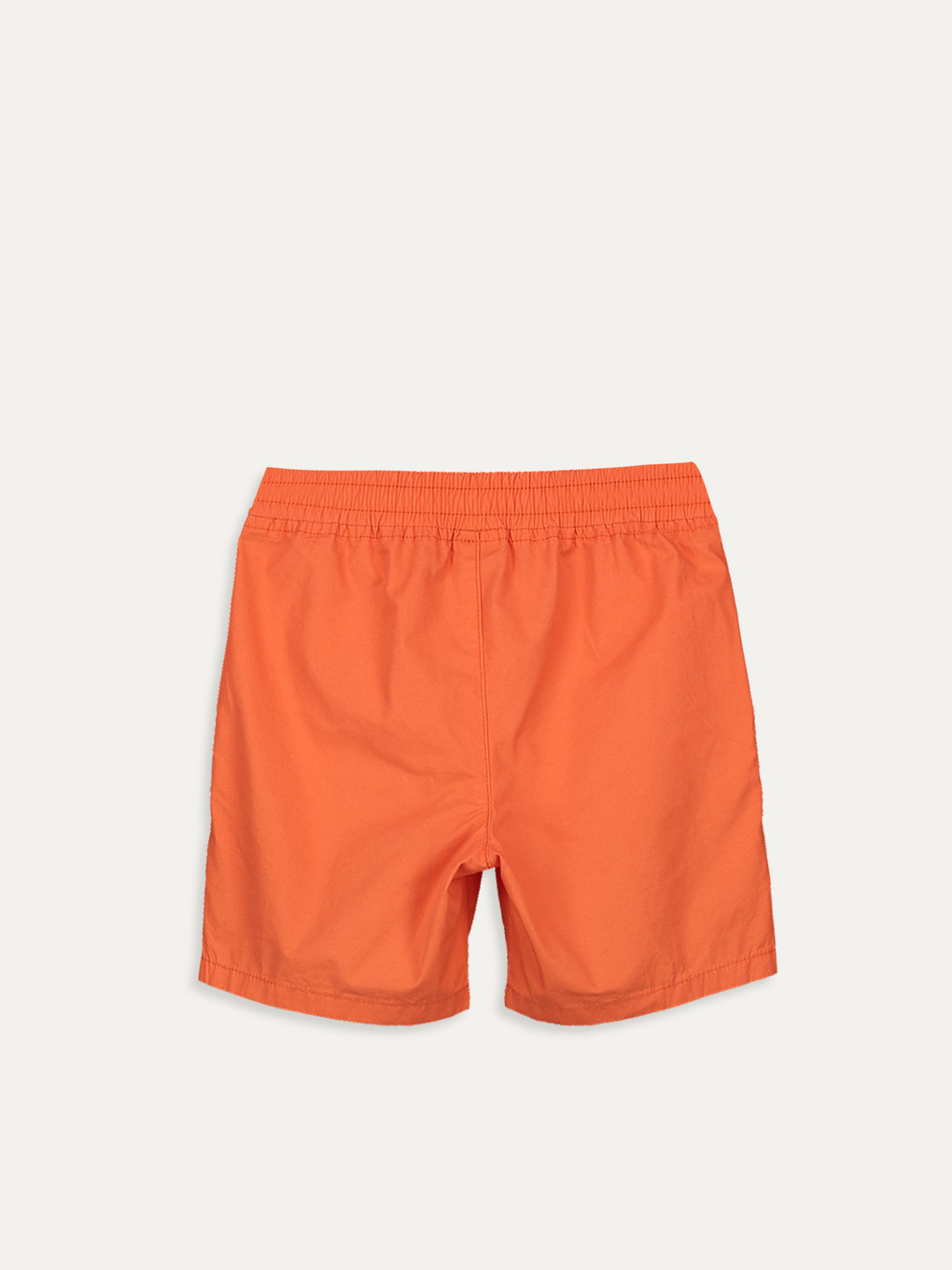 Turuncu Erkek Çocuk Poplin Şort-1