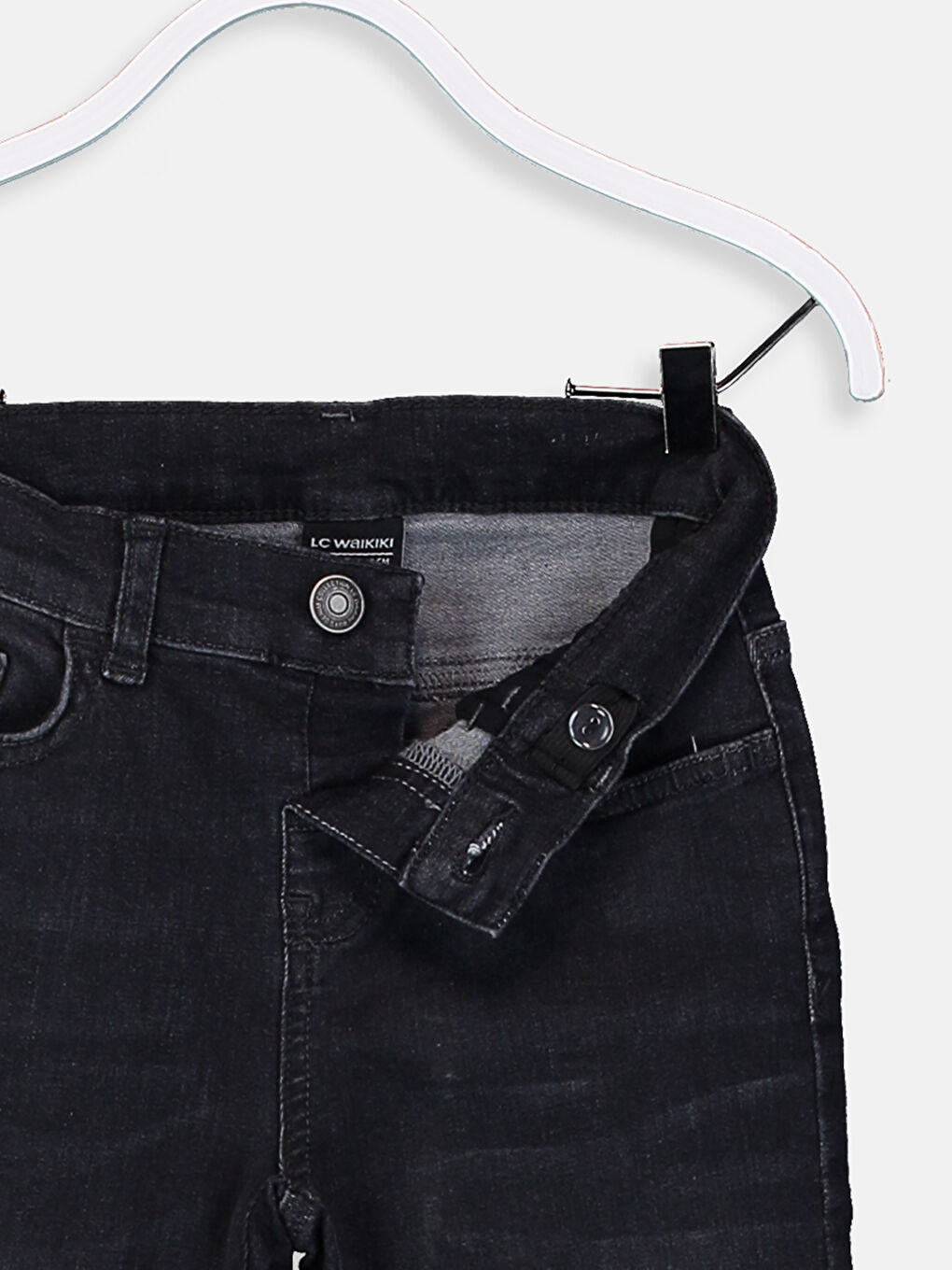 Siyah  Rodeo Jean Pantolon-2