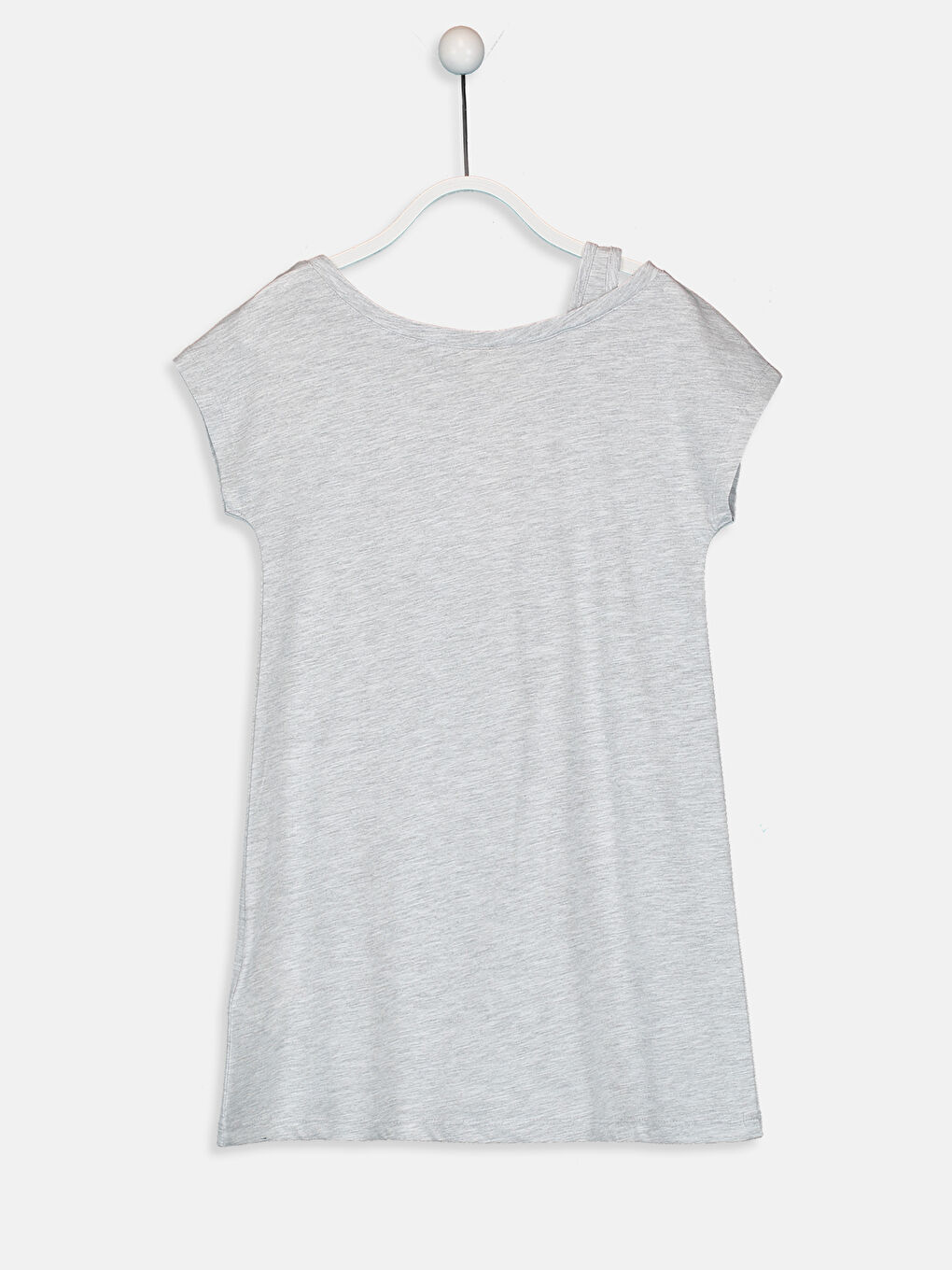 Gri Kız Çocuk Çift Yönlü Payetli Elbise-2