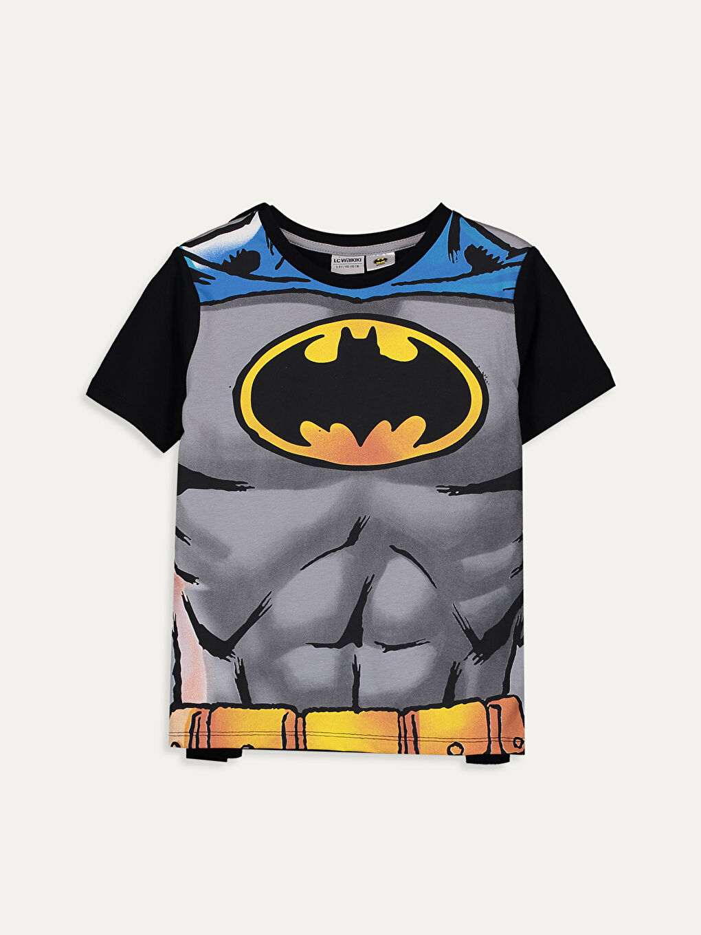 LCW Kids Boy's Batman T-Shirt and Cape -9SU262Z4-CVL
