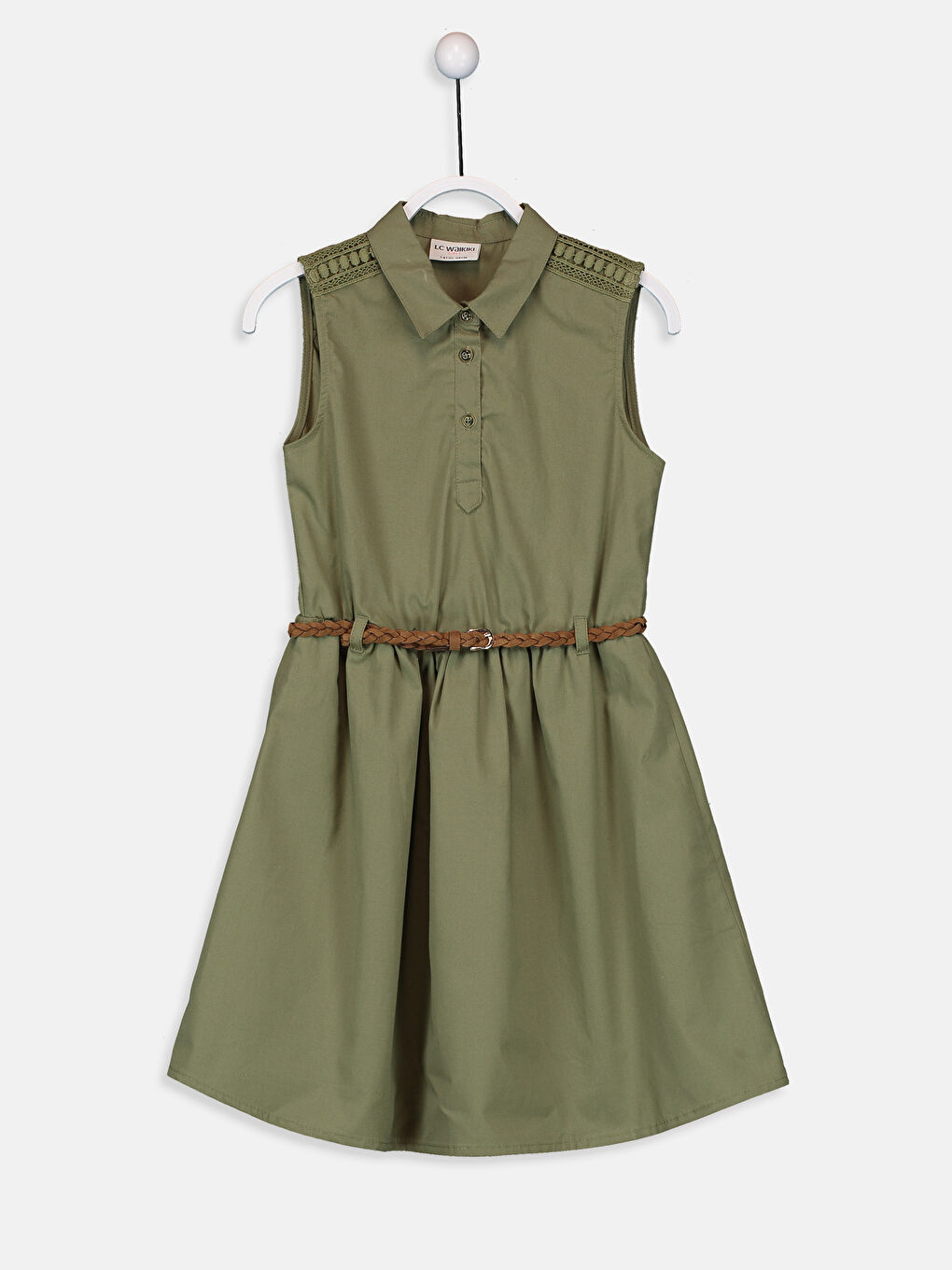 فستان كاكي فتاة