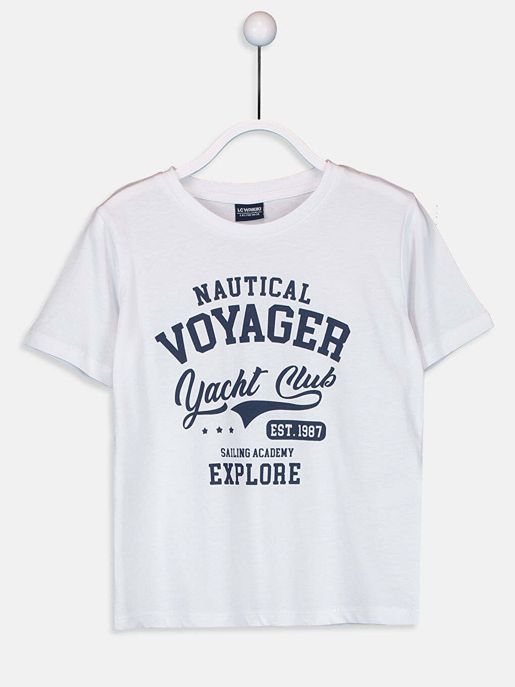 Beyaz Bisiklet Yaka Erkek Çocuk Takım-2