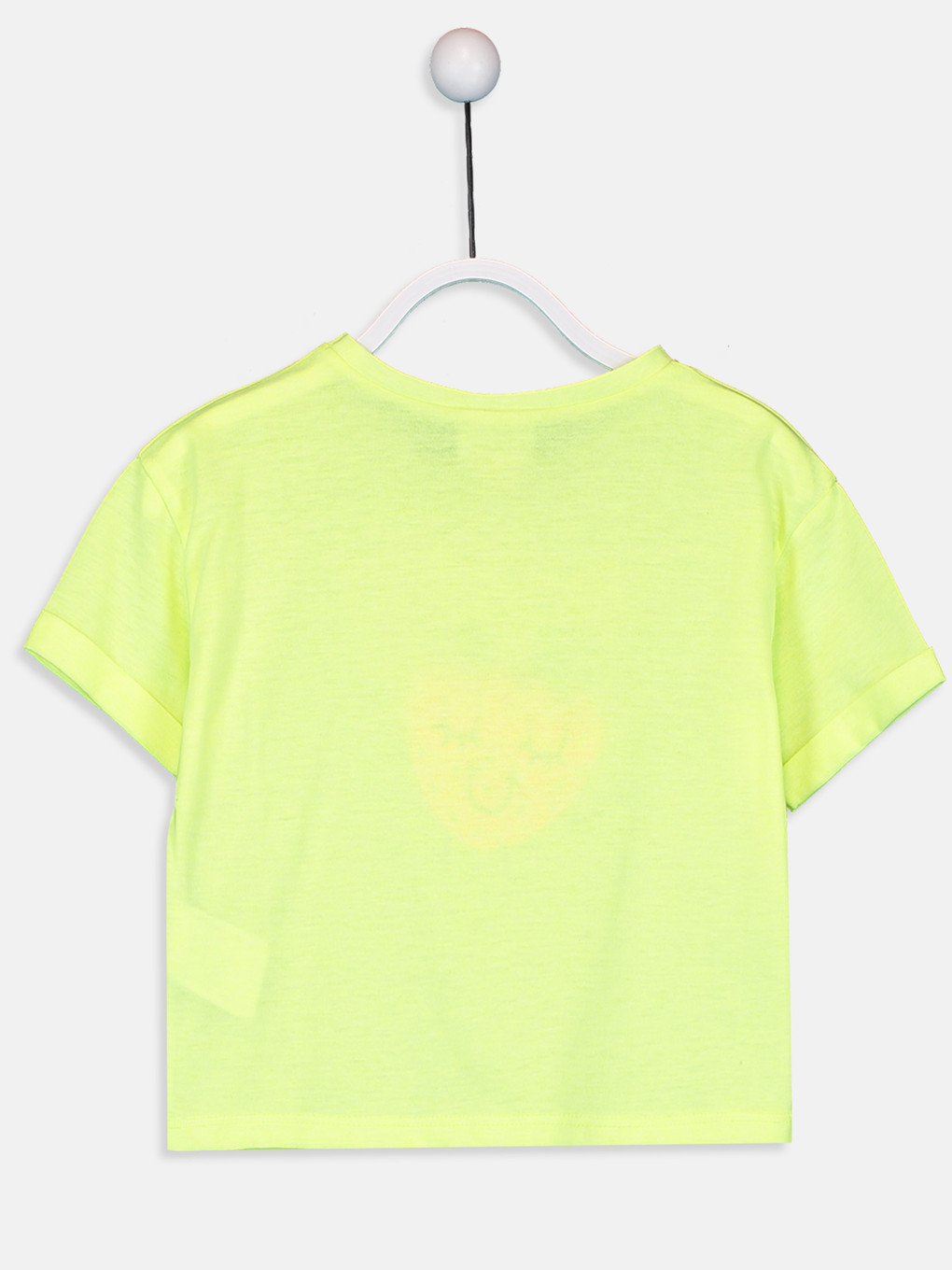 Crew Neck Short Sleeve Girls' T-shirt-1
