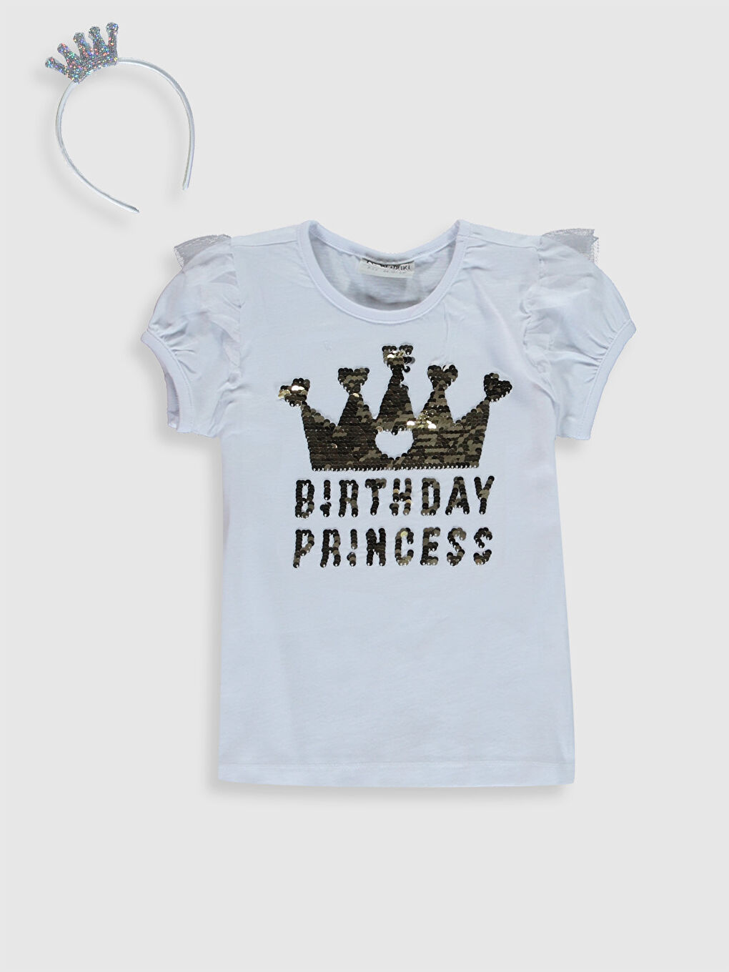 Girl's Double-Sided Sequin T-Shirt-1