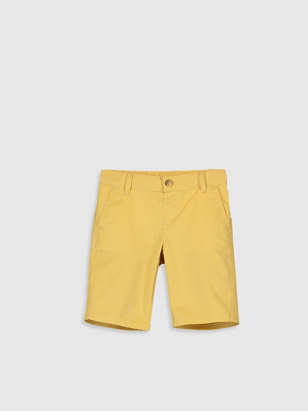 Short en gabardine garçon