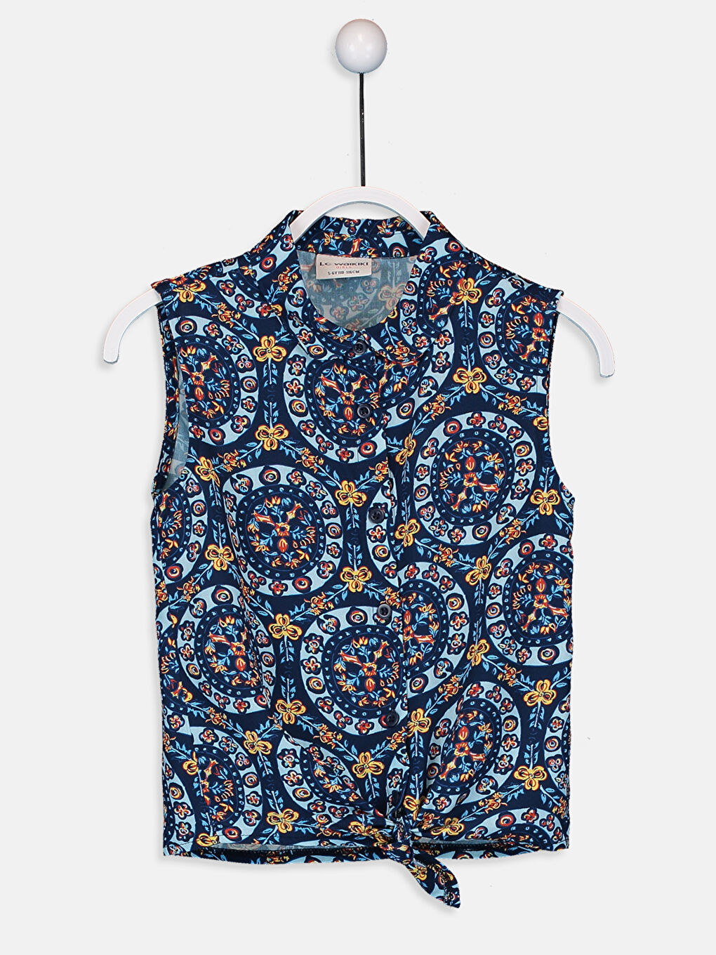 Mavi Kız Çocuk Gömlek