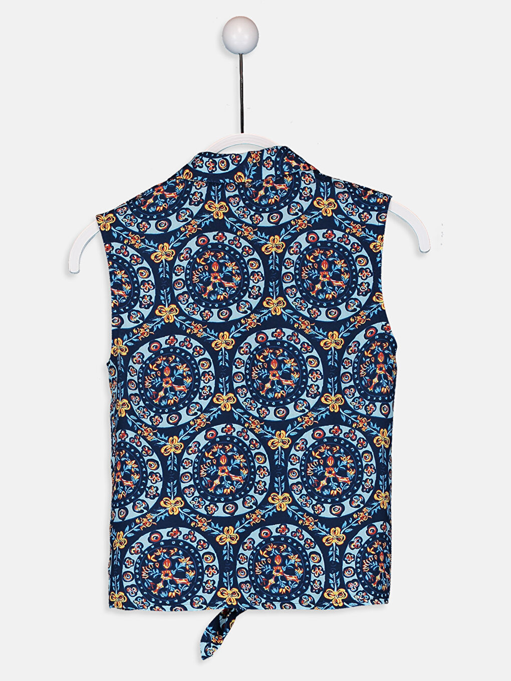 Mavi Kız Çocuk Gömlek-1