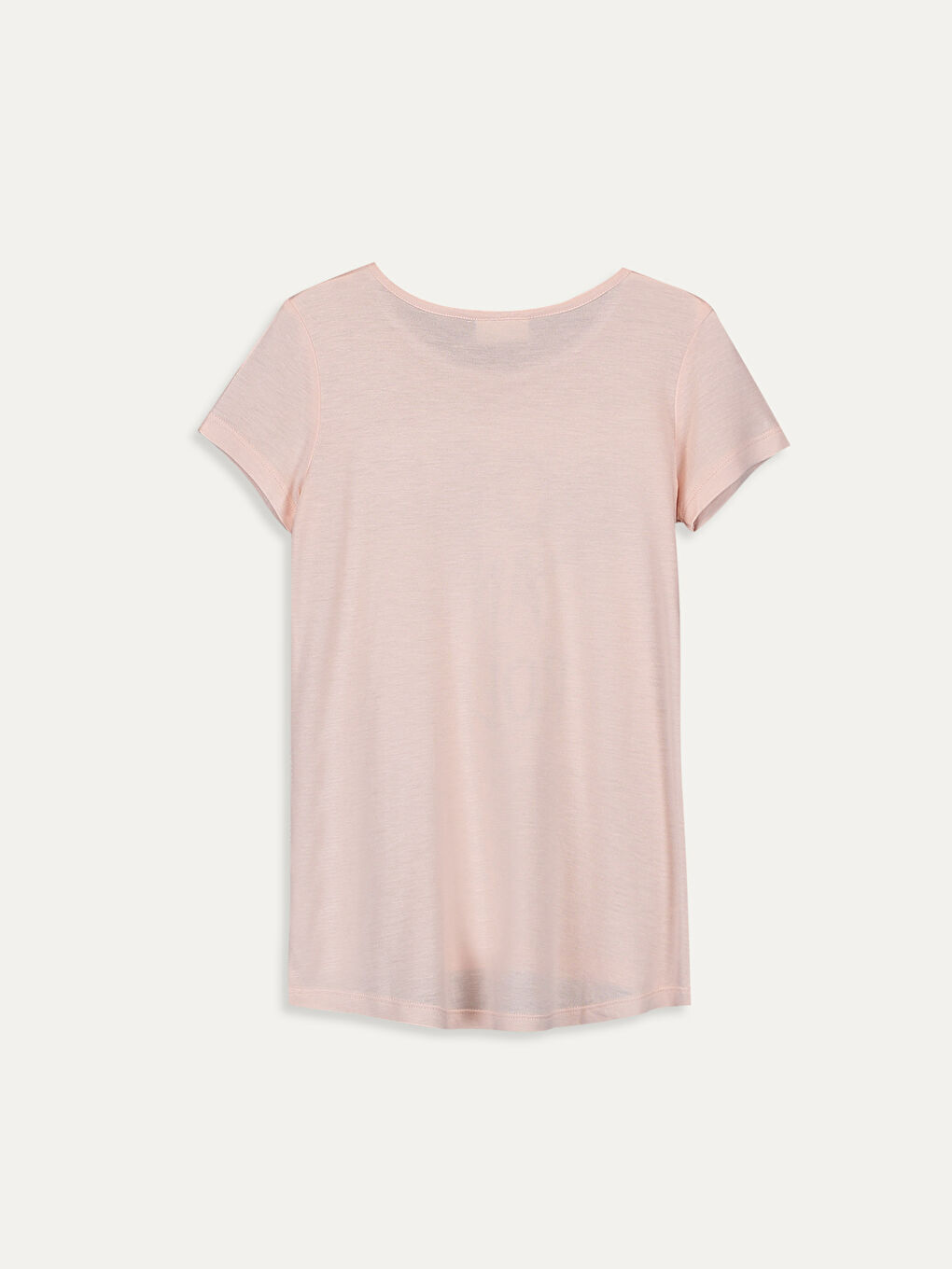 Pembe Bisiklet Yaka Kısa Kollu Kız Çocuk Tişört-2