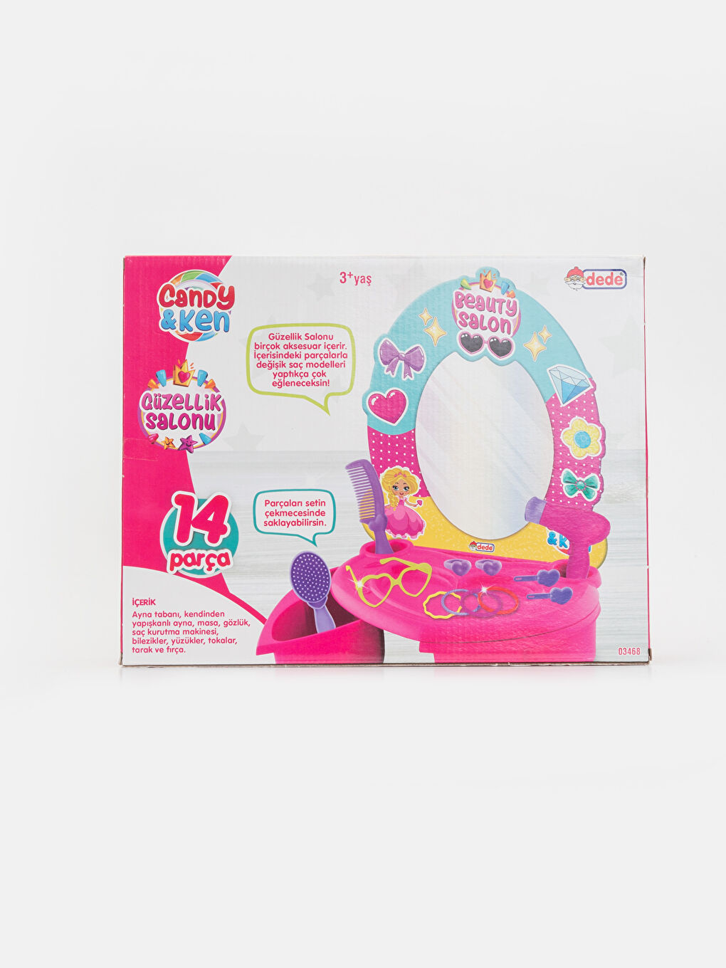 გოგონას Barbie-ს სილამაზის სალონის ნაკრები