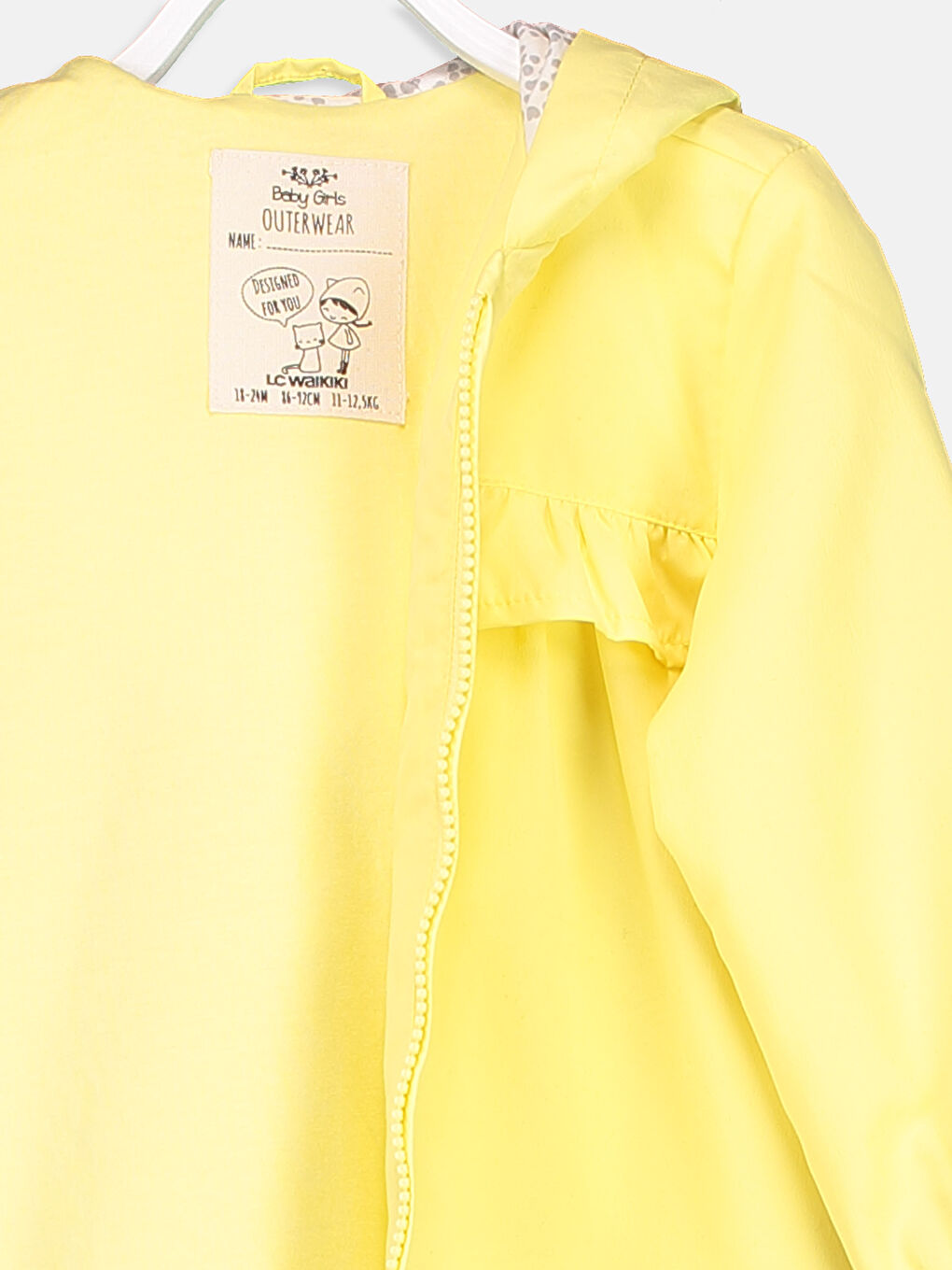 Manteau JAUNE Bébé Fille-2