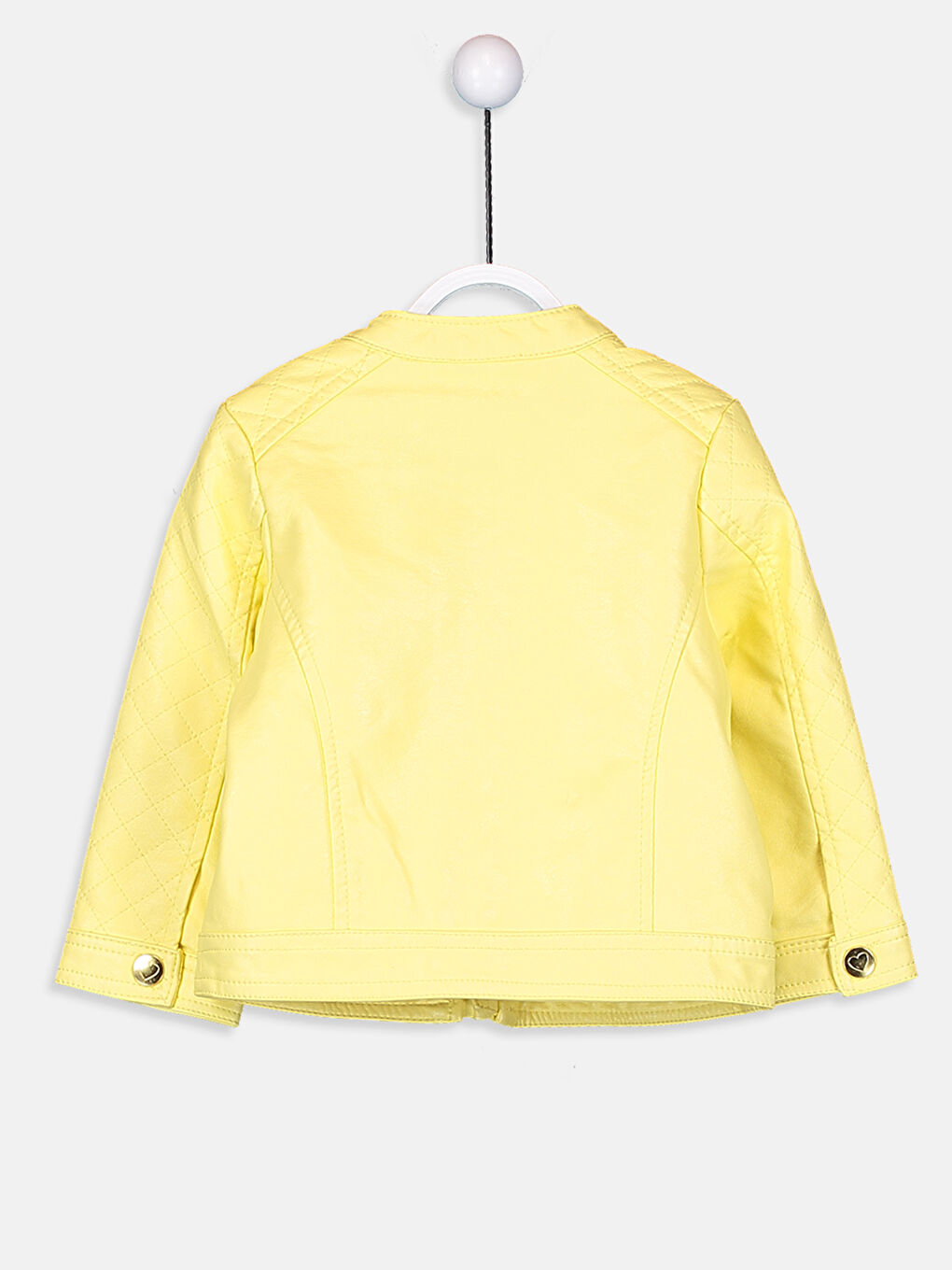 Veste en similicuir pour bébé fille-1