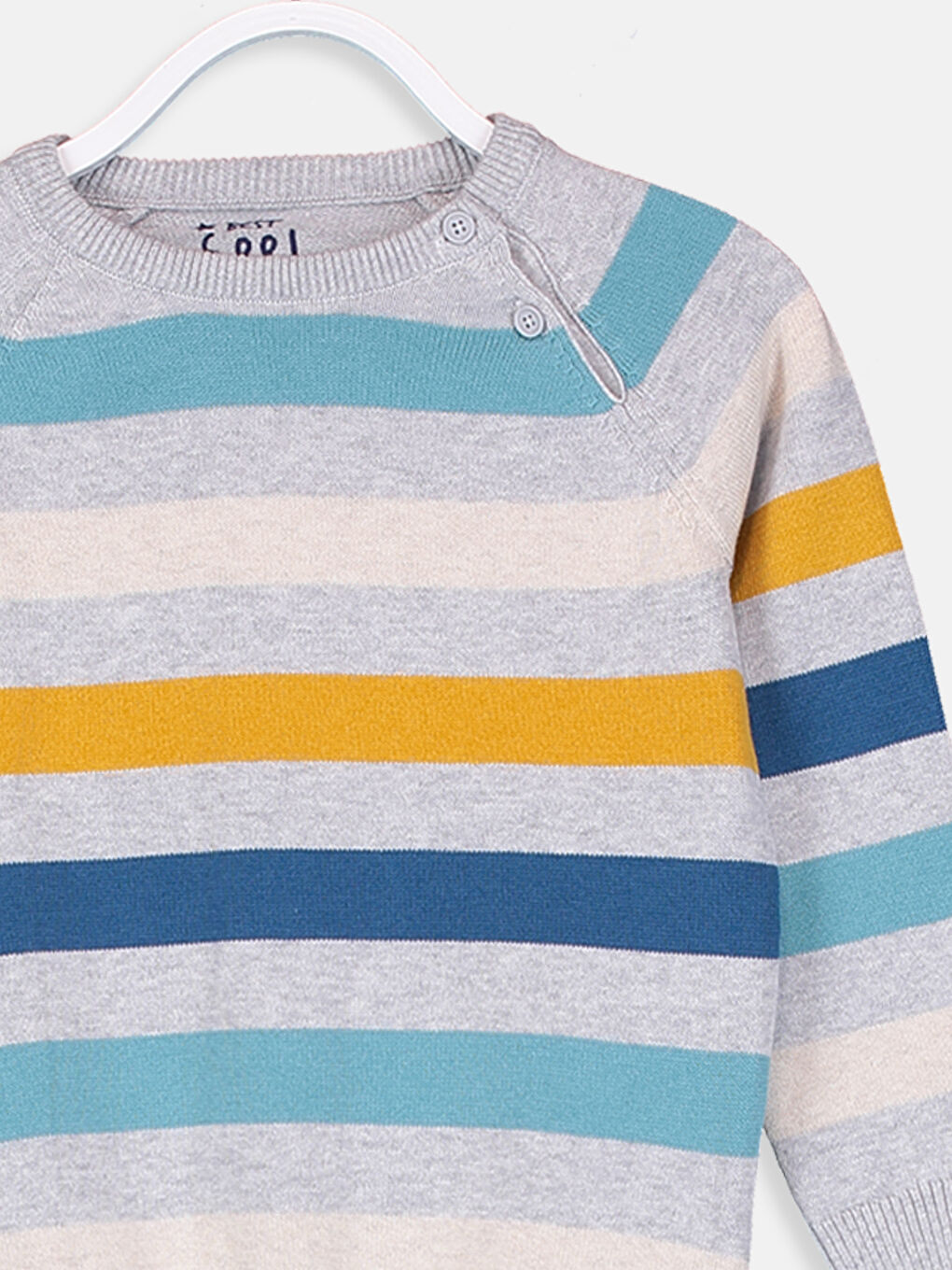 Baby Boy TURQUOISE Sweater-2