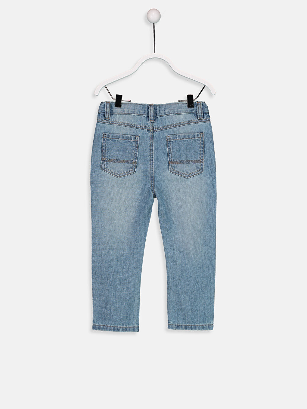 Açık İndigo Rodeo Jean Pantolon-1