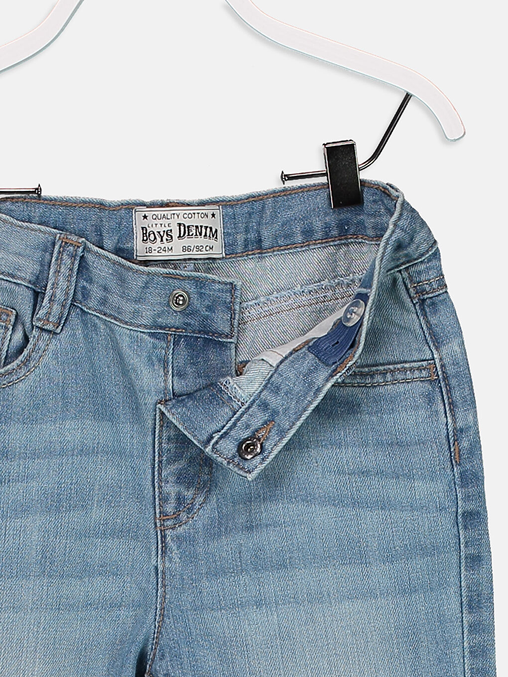 Açık İndigo Rodeo Jean Pantolon-2