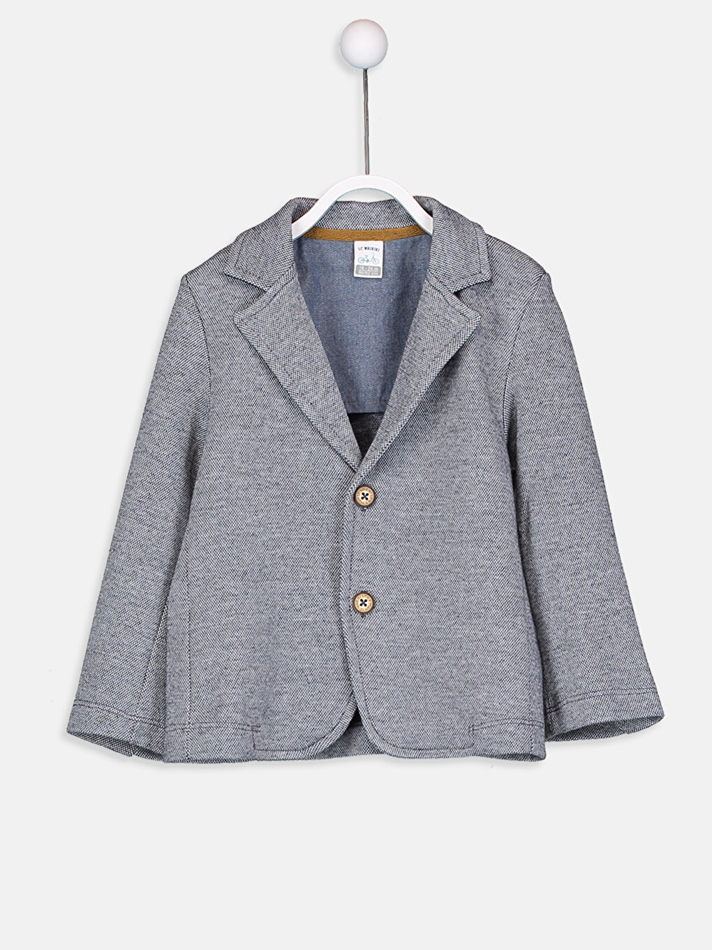 Baby Boy NAVY Zip-Up Sweatshirt