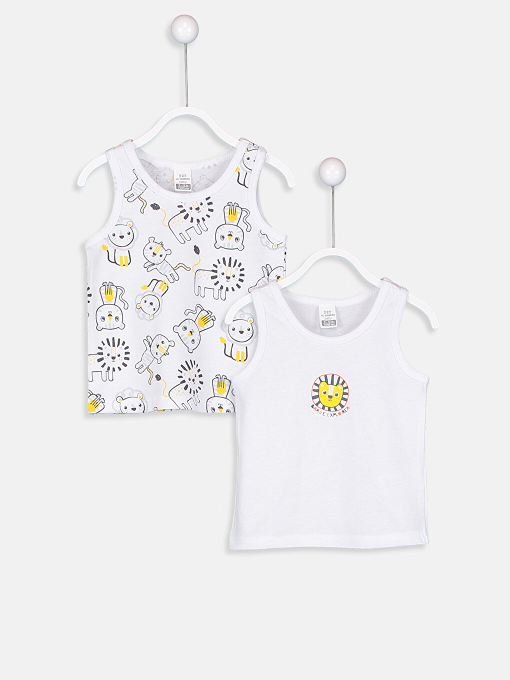 Lot de 2 Débardeurs en Coton pour Bébé Garçon
