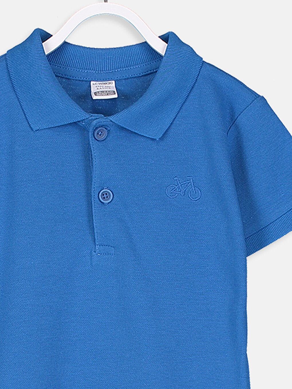 Mavi Erkek Bebek Polo Yaka Tişört-2