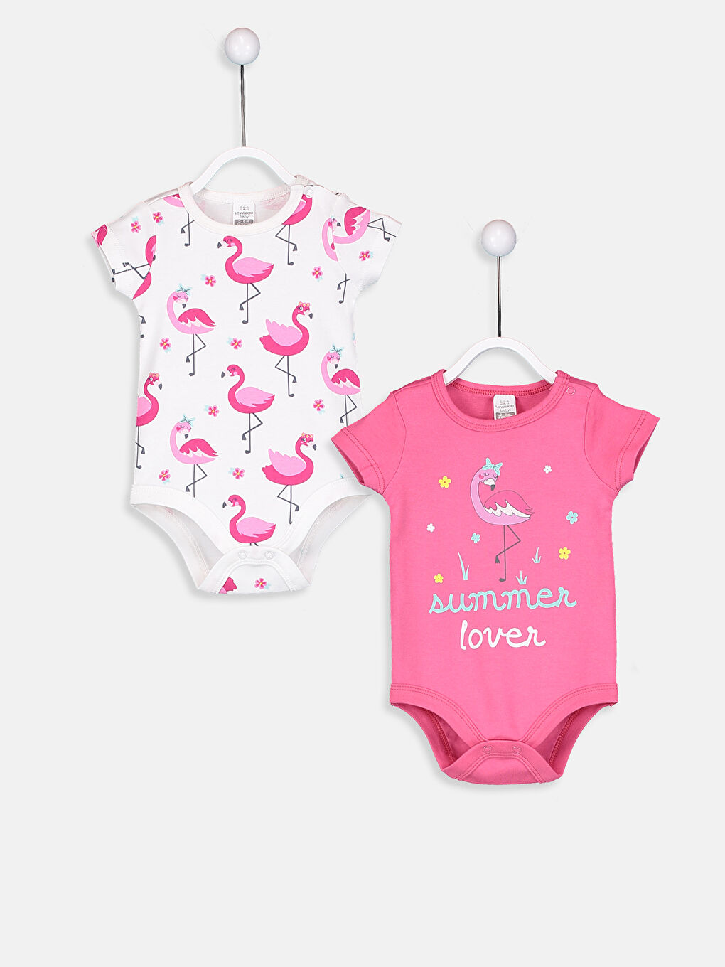 2-pack Baby Girl's Cotton Bodysuit
