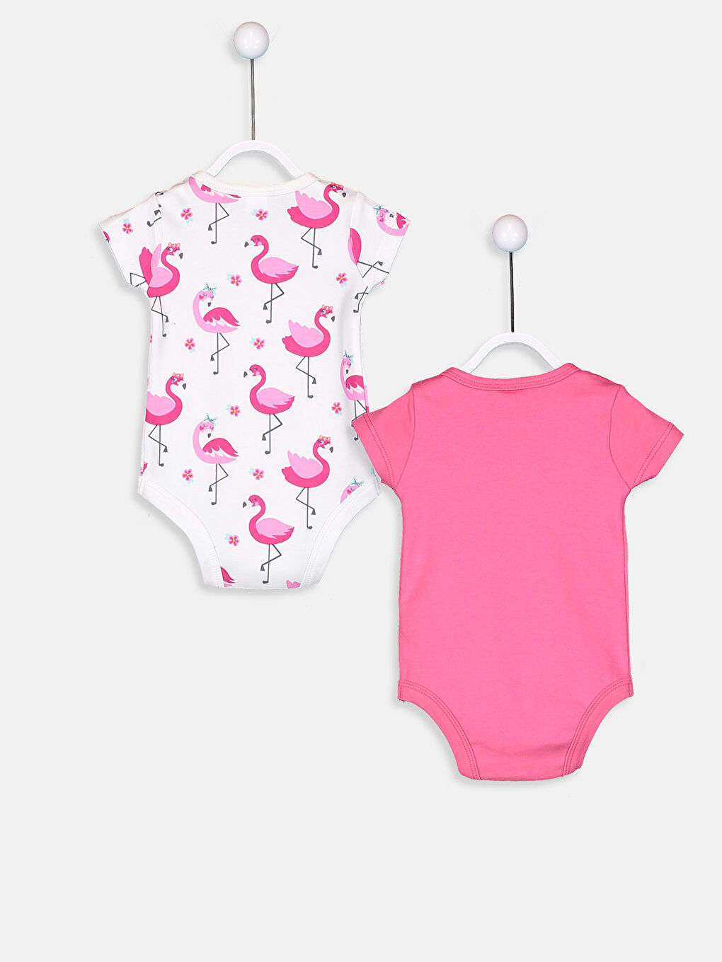 2-pack Baby Girl's Cotton Bodysuit-1