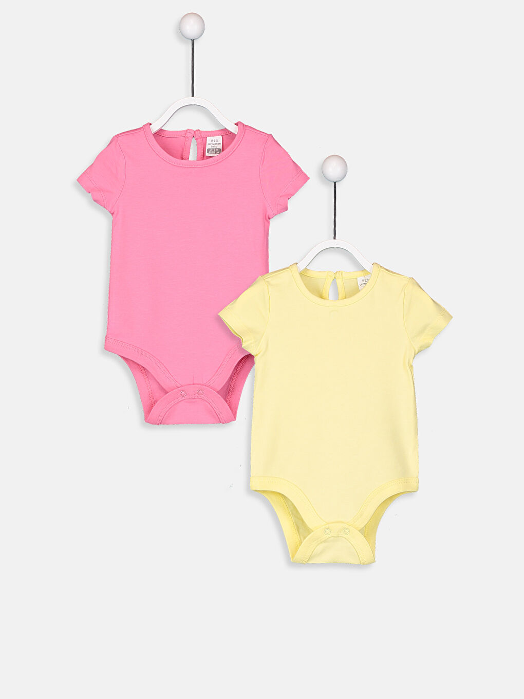2-pack Baby Girl's Cotton Bodysuit